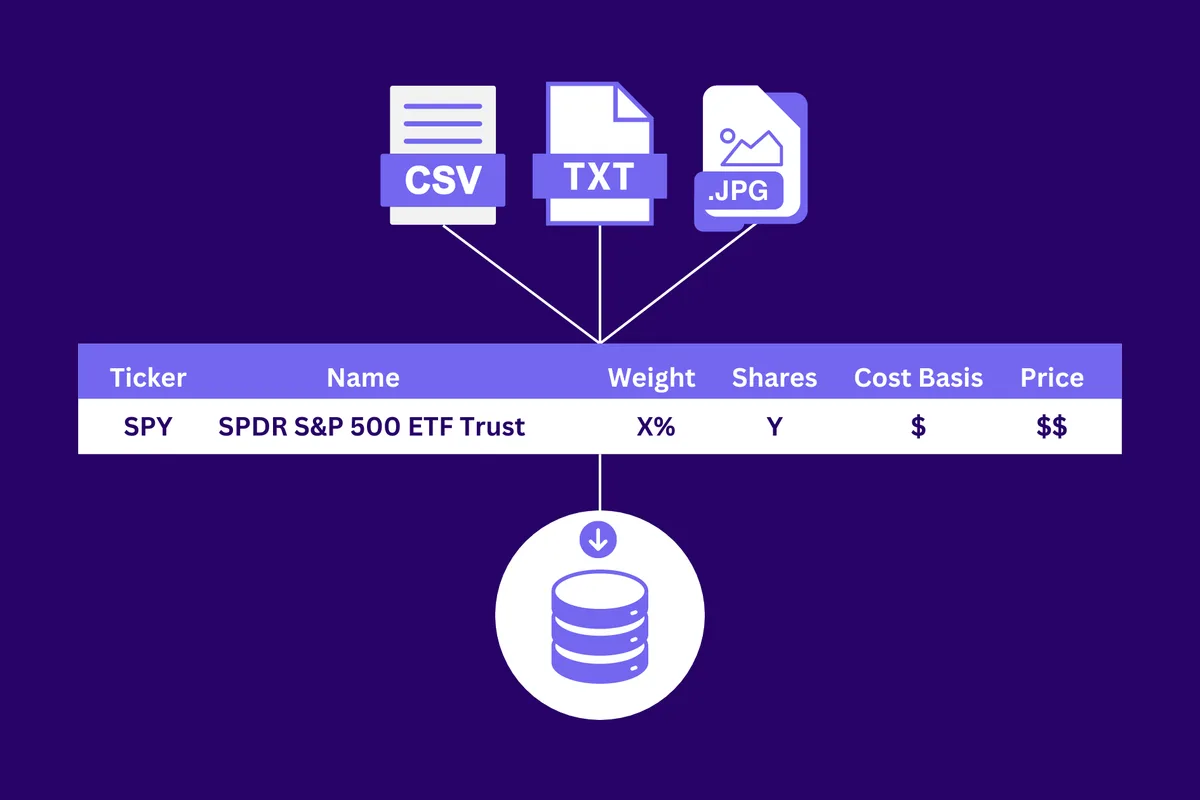 An example of extracting a stock ticker with corresponding information using OCR