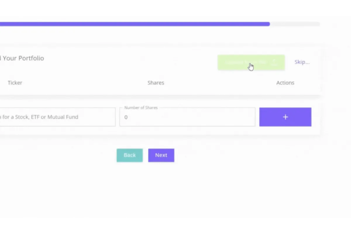 A GIF demonstrating Investipal's account <a href=
