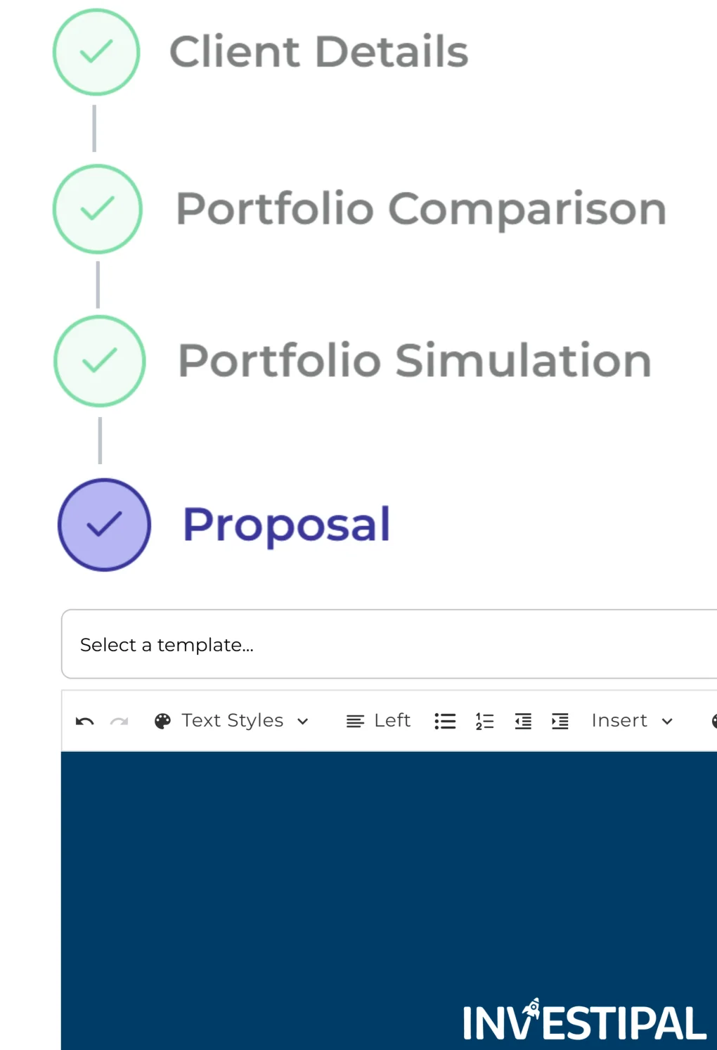 Proposal generation workspace