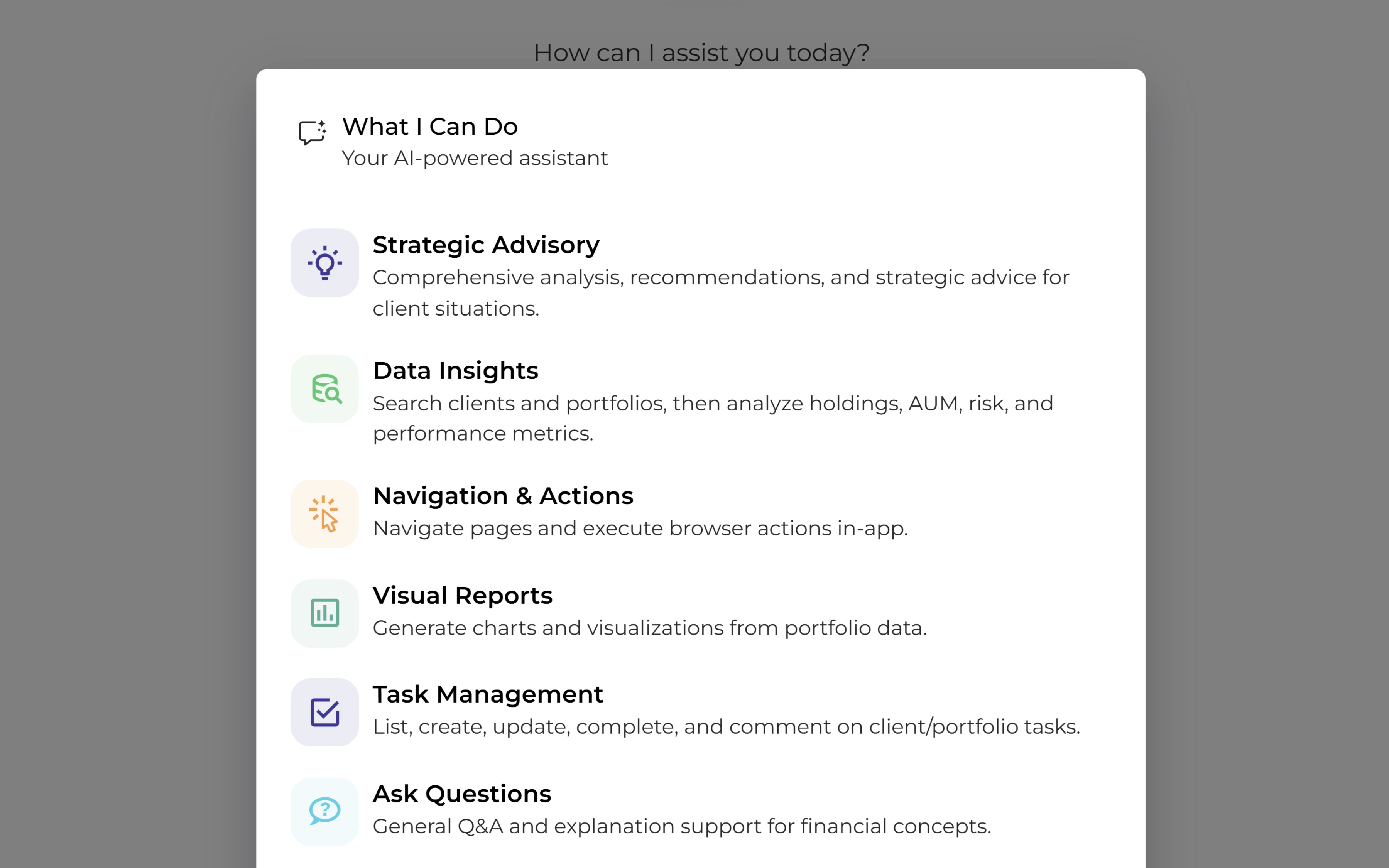 Alpha receiving advisor requests inside Investipal