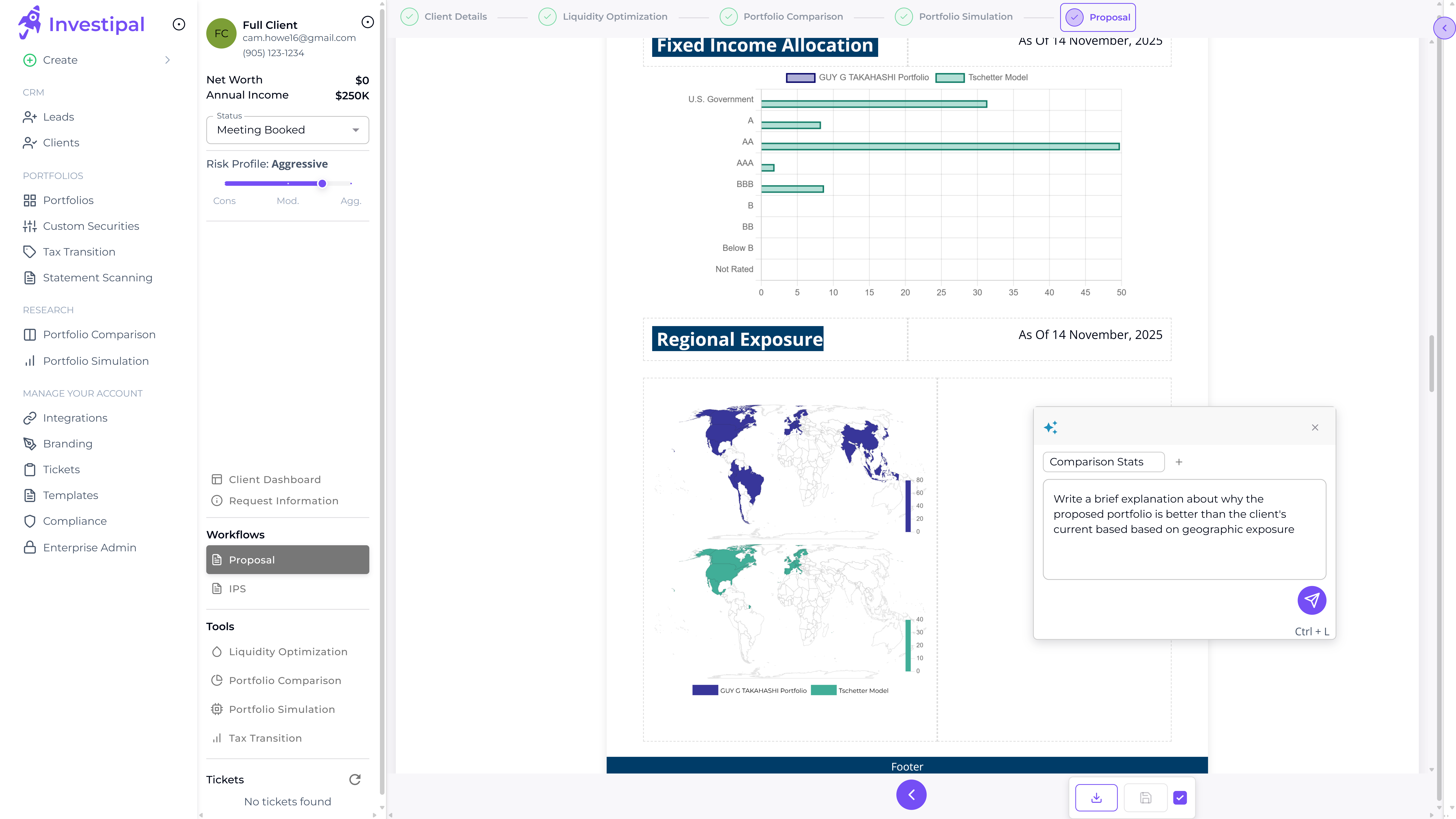 Investipal AI Commentary - Personalized portfolio commentary generation