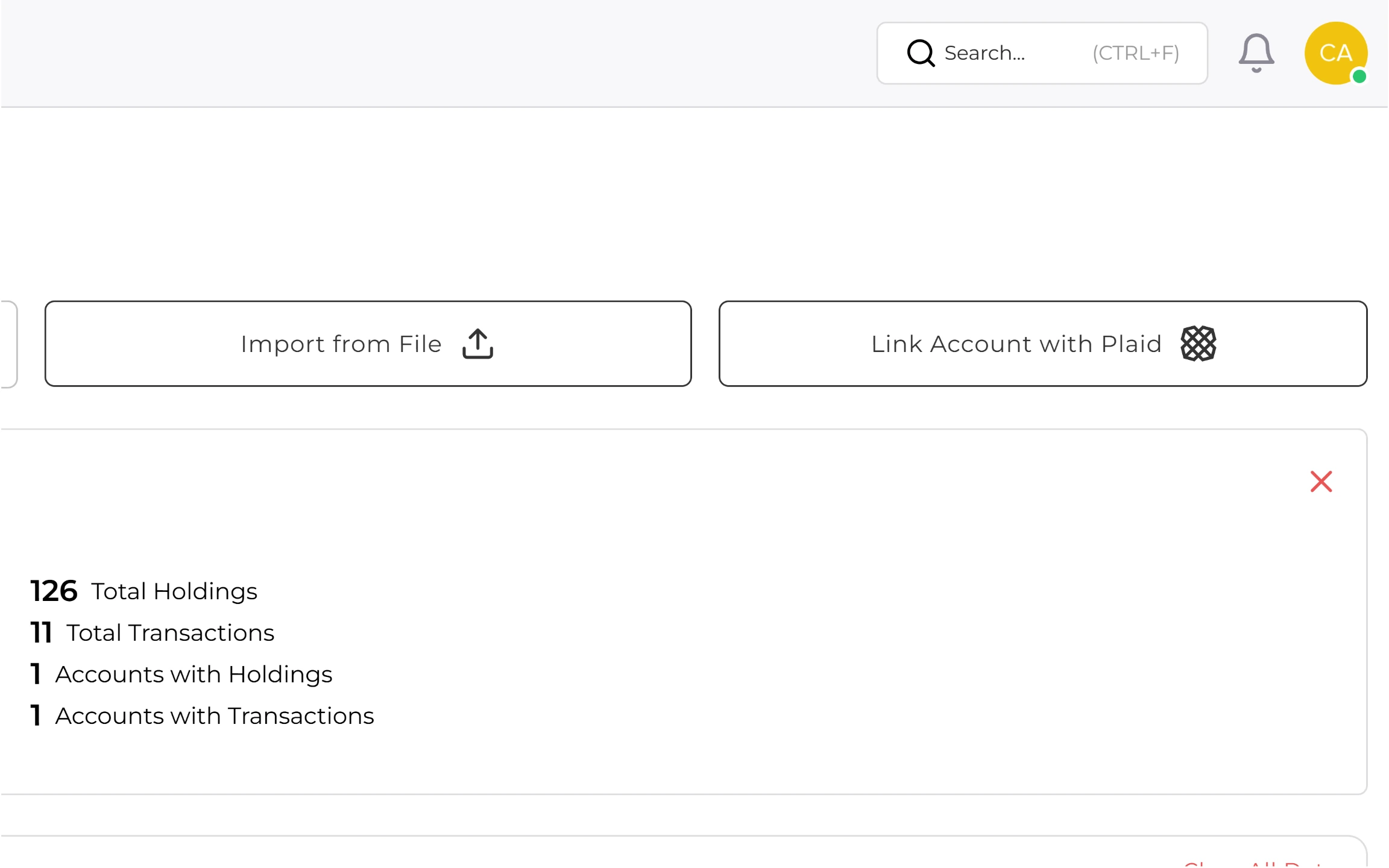 Brokerage statement scanning workflow