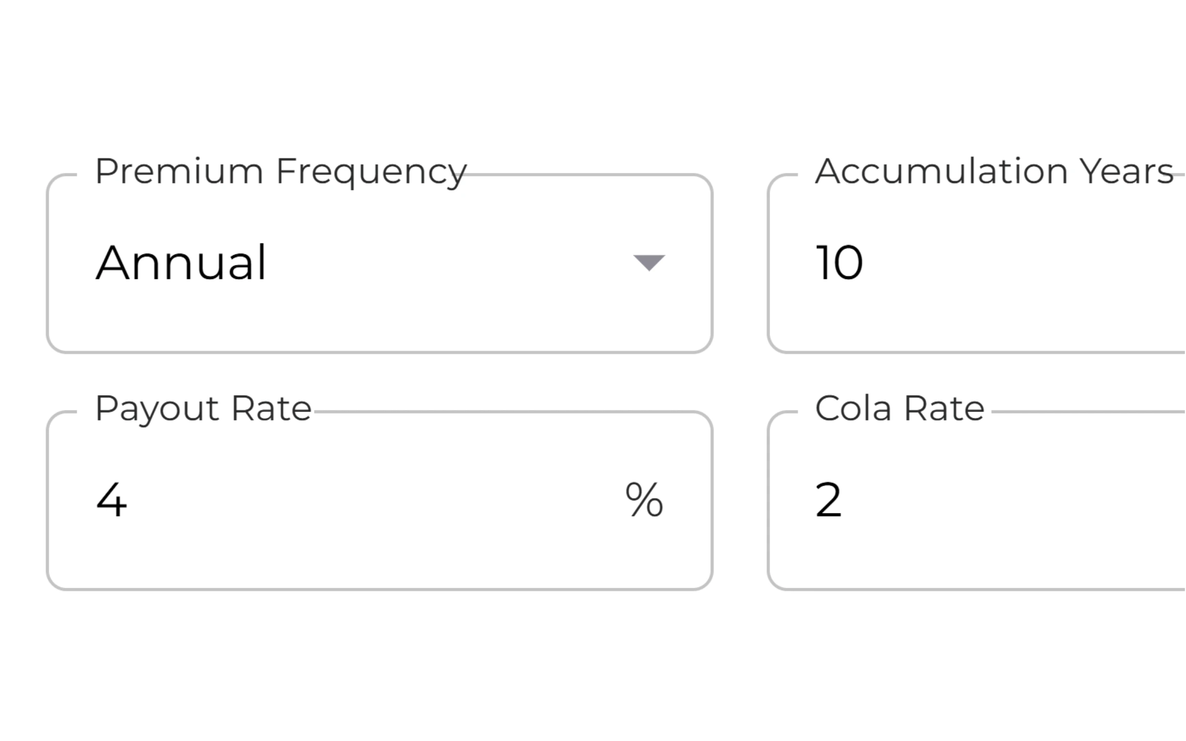 Annuity vs. portfolio comparison visualization