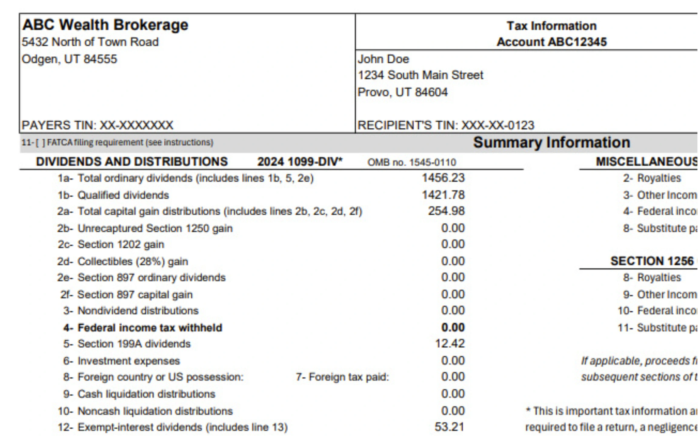 AI extracting holdings data from brokerage statement with 99% accuracy