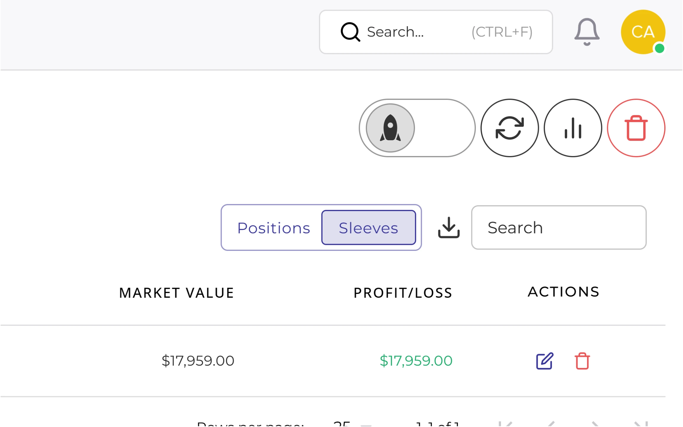 Exporting portfolio data to CSV or building investment proposals